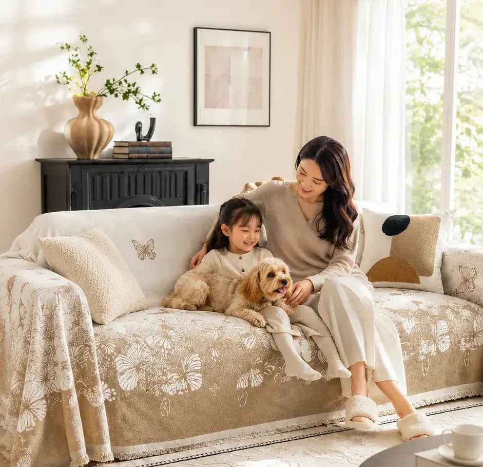 Best Sofa Cover Materials for Homes With Cats and Dogs