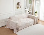 Paisley Faux Linen Pet Sofa Cover