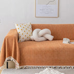 Waterproof Anti-Scratch Herringbone Chenille Pet Sofa Cover