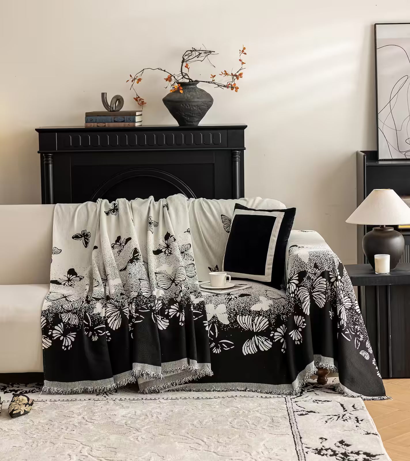 Chenille Pet Sofa Cover – Butterfly Weave