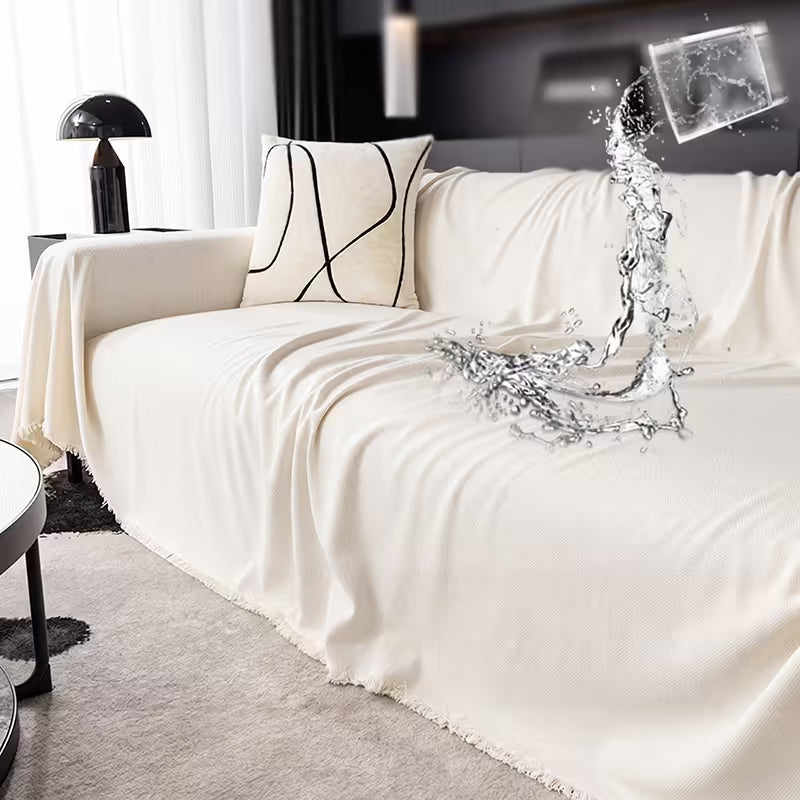 Waterproof Anti-Scratch Teddy Velvet Pet Sofa Cover