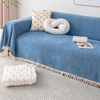 Waterproof Anti-Scratch Herringbone Chenille Pet Sofa Cover