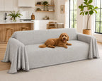 Heritage Faux Linen Pet Sofa Cover