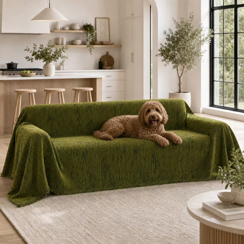 Anti-Scratch Jacquard Chenille Pet Sofa Cover