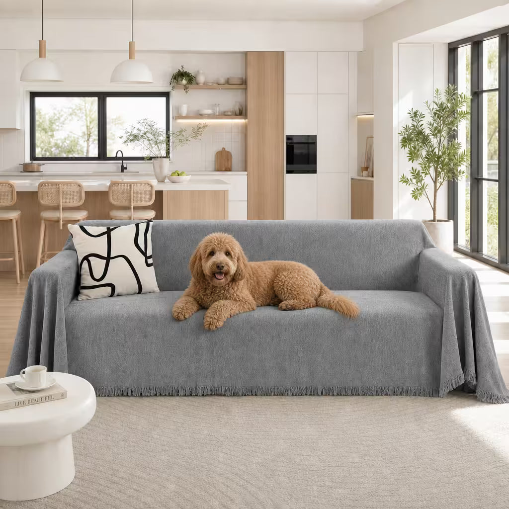 Waterproof Anti-Scratch Chenille Pet Sofa Cover