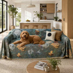 Floral Oil-Painting Pet Sofa Cover