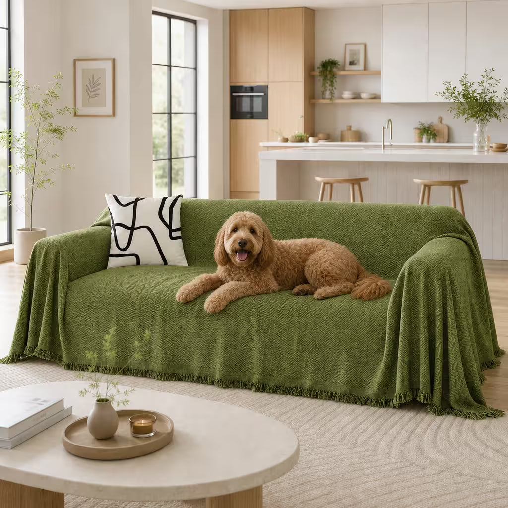 Waterproof Anti-Scratch Chenille Pet Sofa Cover