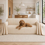 Heritage Faux Linen Pet Sofa Cover