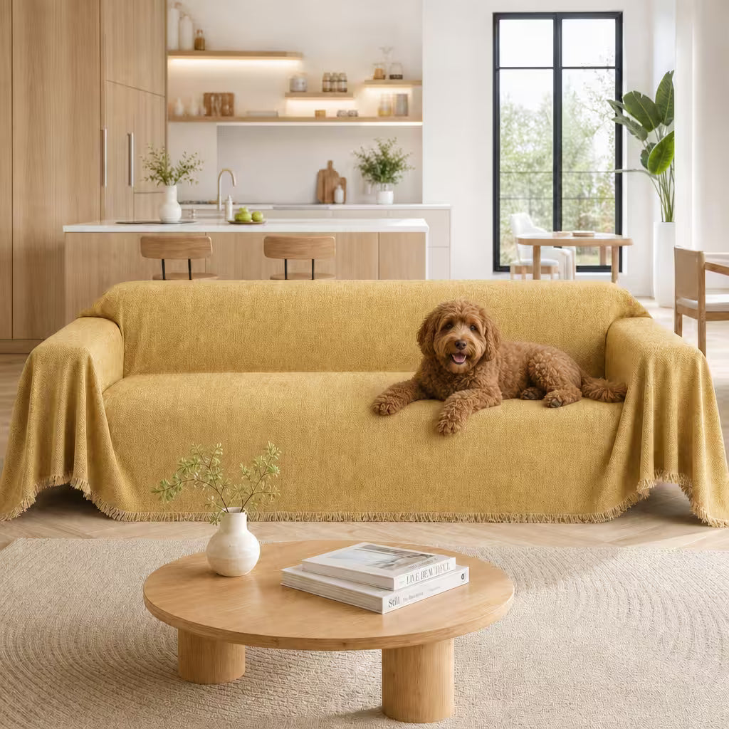 Waterproof Anti-Scratch Chenille Pet Sofa Cover