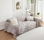 Paisley Faux Linen Pet Sofa Cover