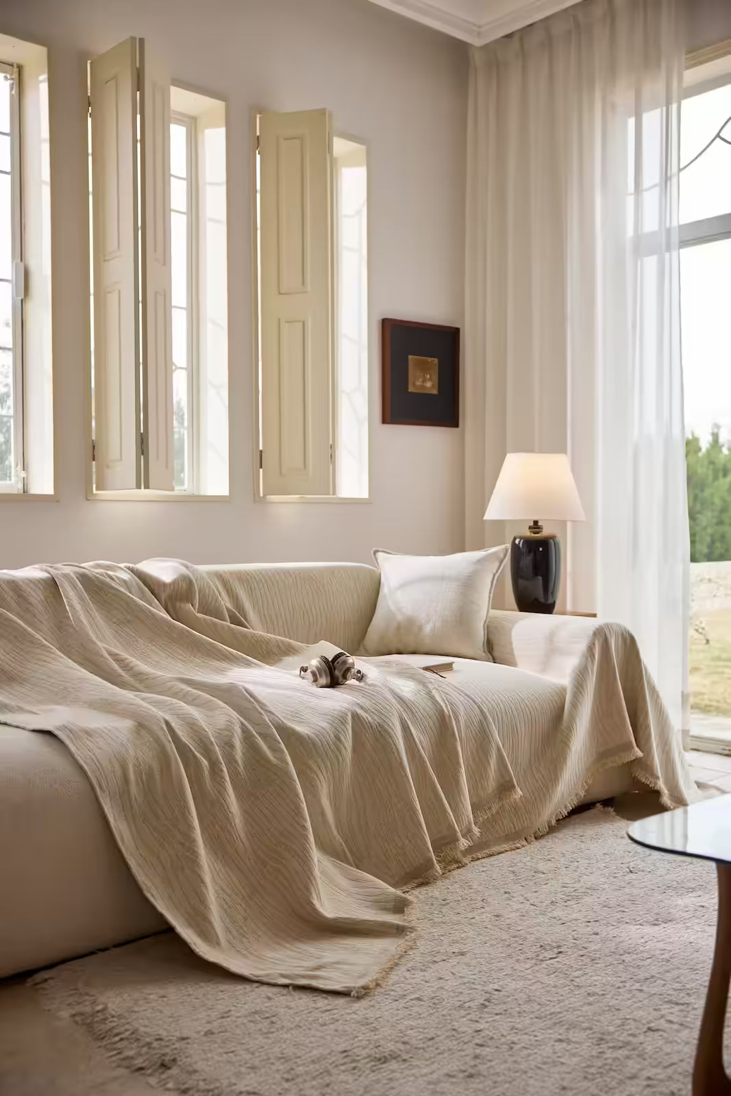 Anti-Scratch Jacquard Chenille Pet Sofa Cover