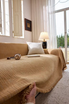 Anti-Scratch Jacquard Chenille Pet Sofa Cover