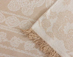 Paisley Faux Linen Pet Sofa Cover