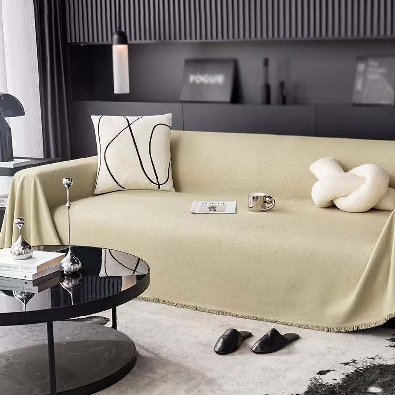 Waterproof Anti-Scratch Teddy Velvet Pet Sofa Cover