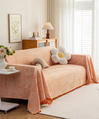 Heritage Faux Linen Pet Sofa Cover