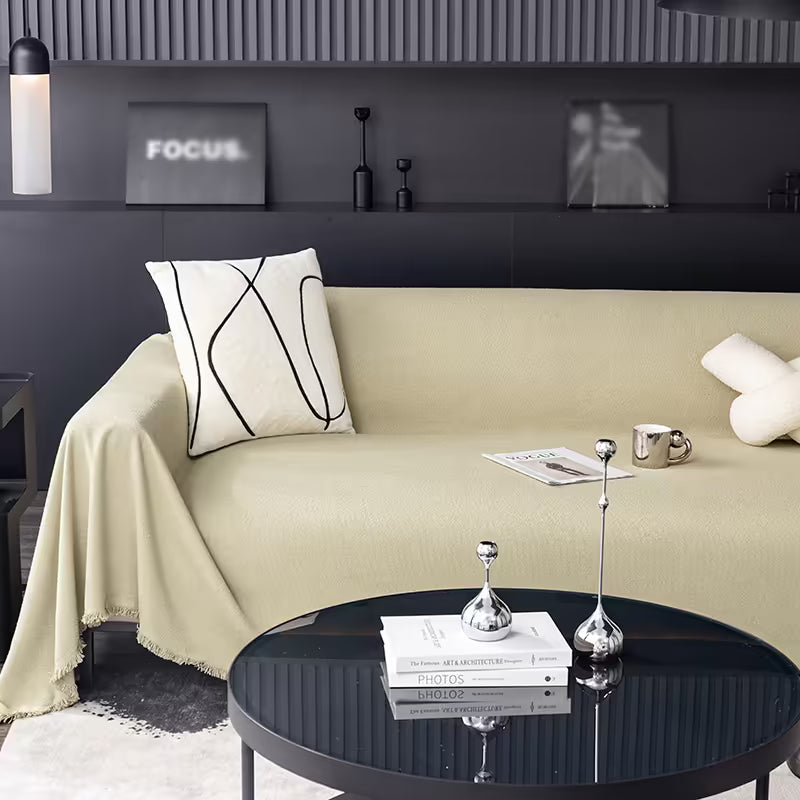 Waterproof Anti-Scratch Teddy Velvet Pet Sofa Cover