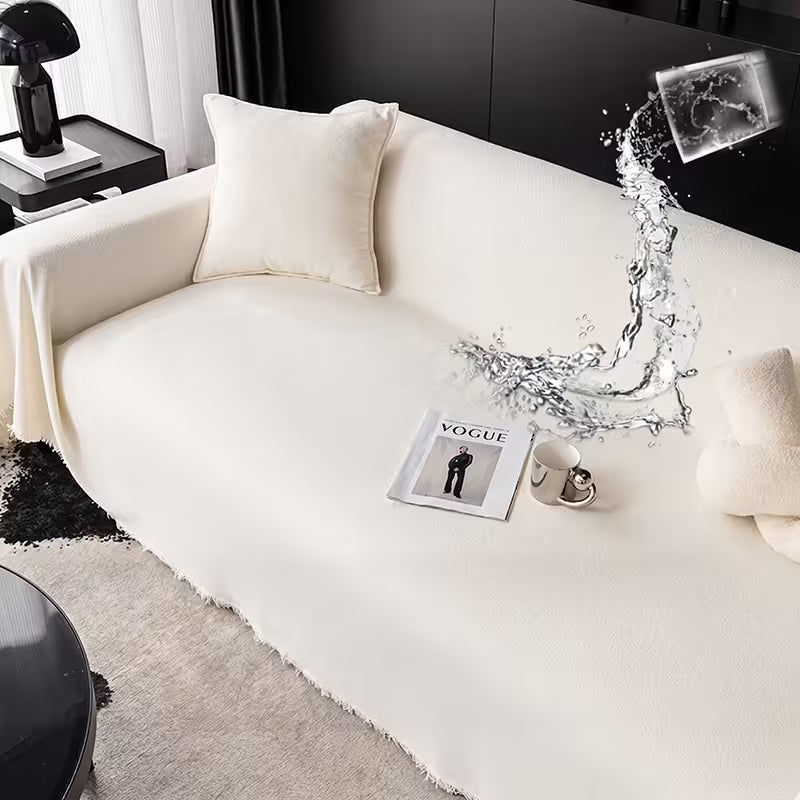 Waterproof Anti-Scratch Teddy Velvet Pet Sofa Cover