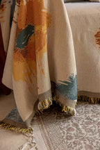 Floral Oil-Painting Pet Sofa Cover