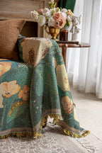 Floral Oil-Painting Pet Sofa Cover