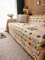 Floral Oil-Painting Pet Sofa Cover
