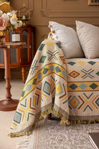 Floral Oil-Painting Pet Sofa Cover