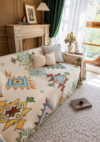 Floral Oil-Painting Pet Sofa Cover