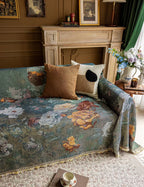 Floral Oil-Painting Pet Sofa Cover