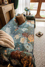 Floral Oil-Painting Pet Sofa Cover