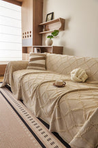 Lattice Woven Pet Sofa Cover