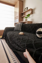 Lattice Woven Pet Sofa Cover