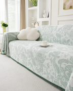 Paisley Faux Linen Pet Sofa Cover