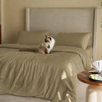 Pet Hair Resistant Bamboo Bedding – Cooling Sheet Set